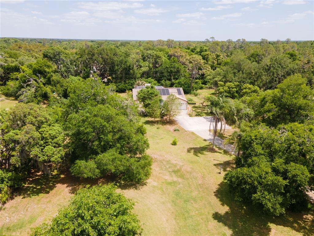 Aerial of Front of Property