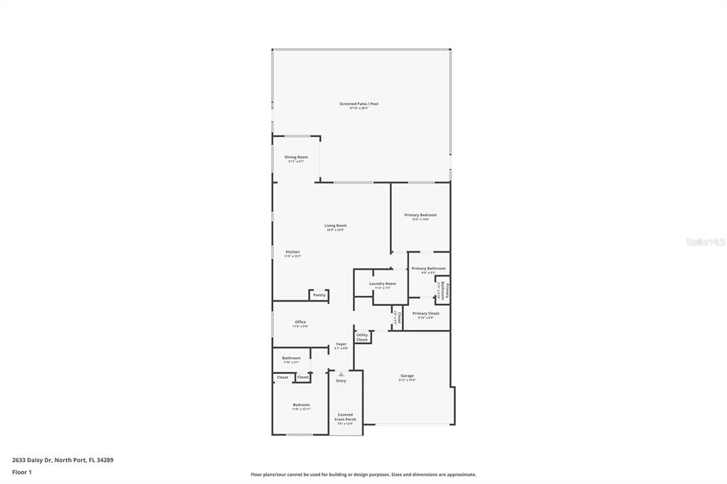 Property for sale at 2633 DAISY DRIVE, NORTH PORT, FL, 34289