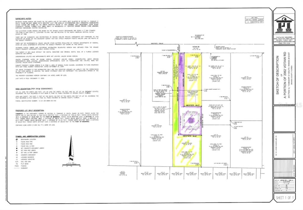 Property for sale at 2062 VOTAW ROAD, APOPKA, FL, 32703