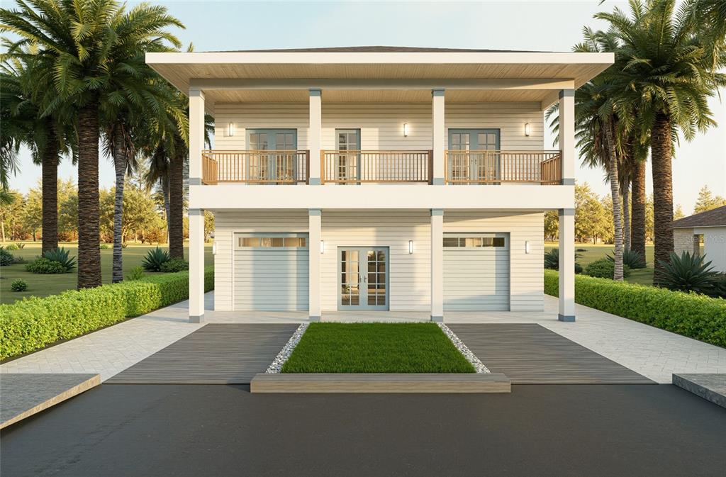 Sample House rendering, architectural drawings included in sale