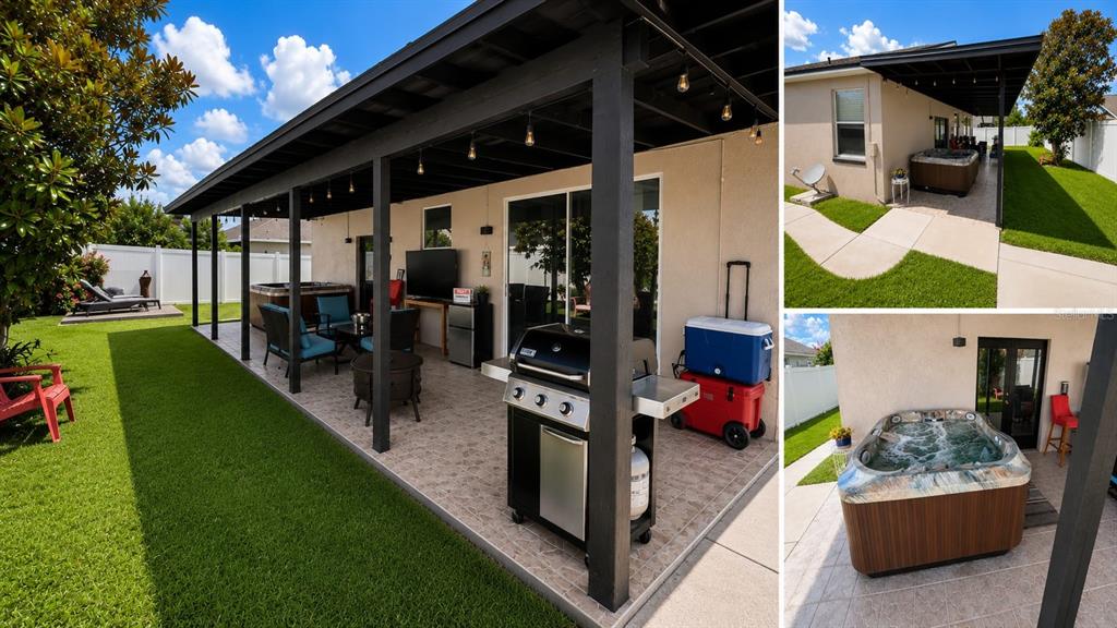 Hot tub and grill will remain at the property!