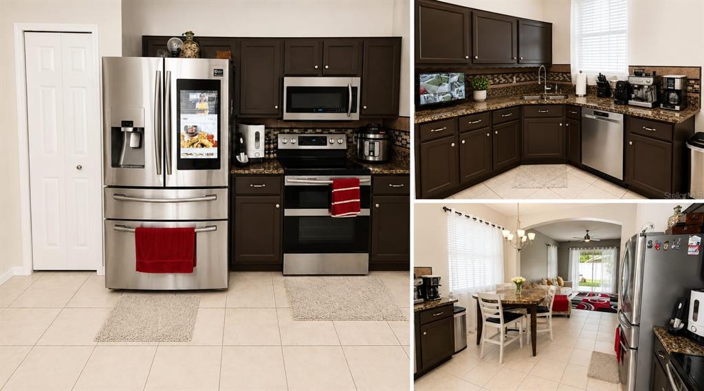 All the kitchen appliances will remain at the property!