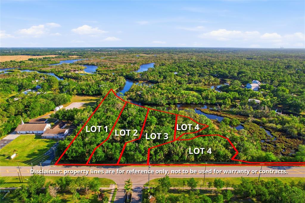 ALL 4 LOTS IN "WATERWAYS SUB"