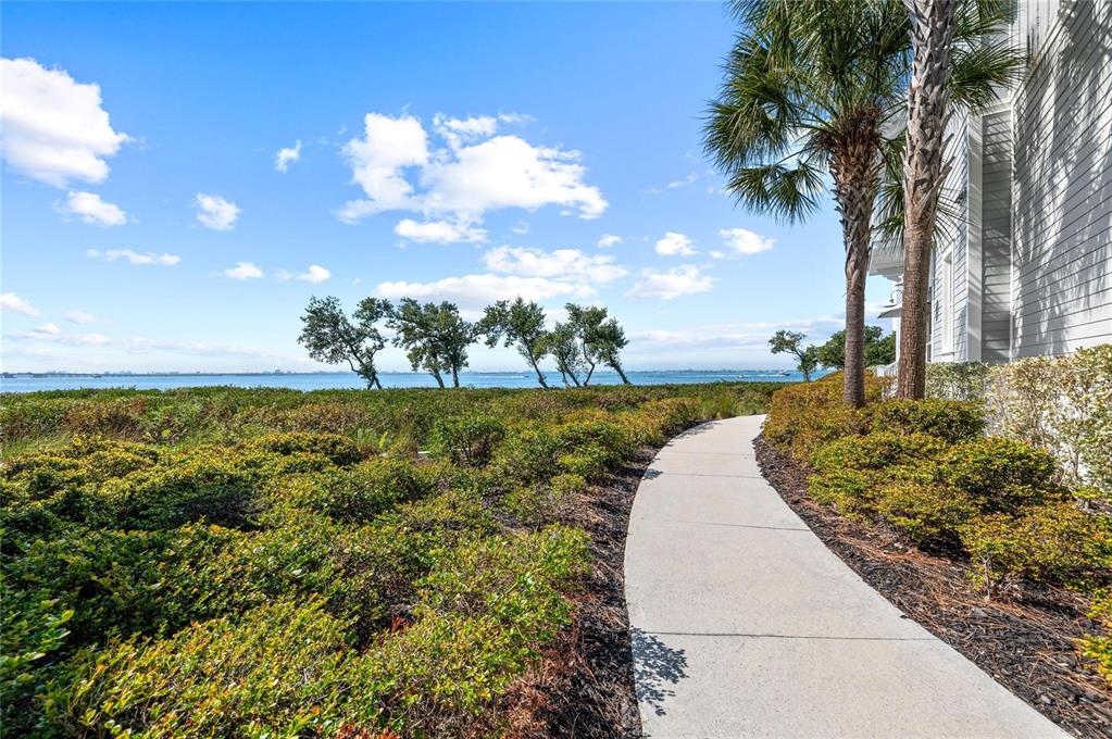 Private Walkway with Anna Maria Sound view