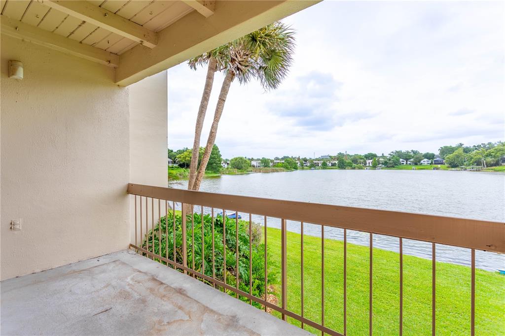 Unobstructed view from Covered Balcony off living room