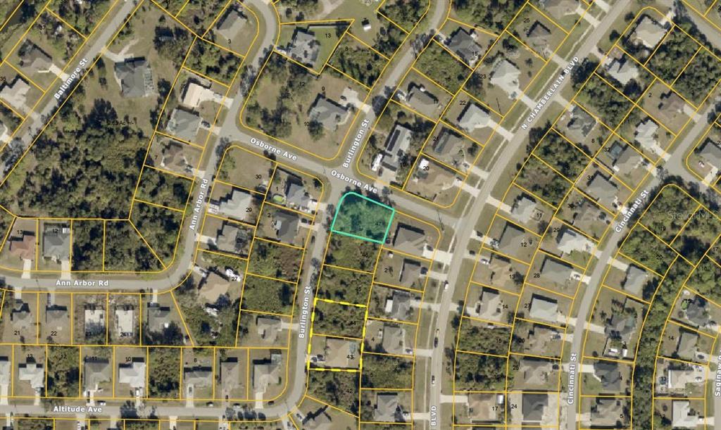 Property for sale at Lot #47 BURLINGTON STREET, NORTH PORT, FL, 34286