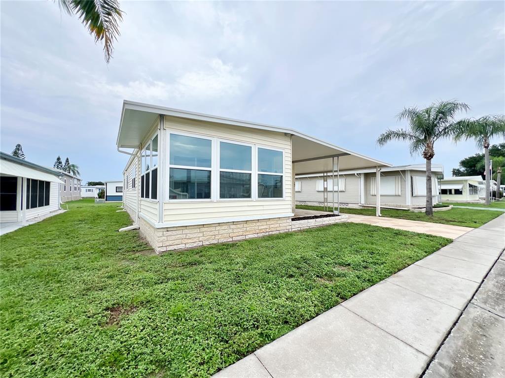 Front SE corner of home