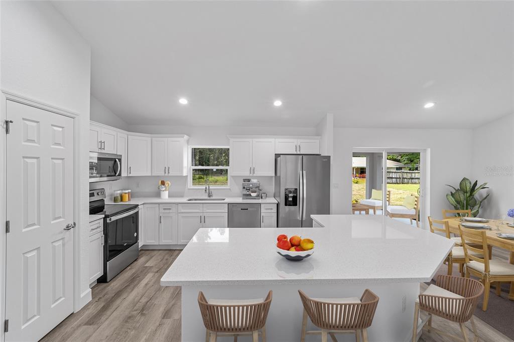Model Home Kitchen Virtually Staged