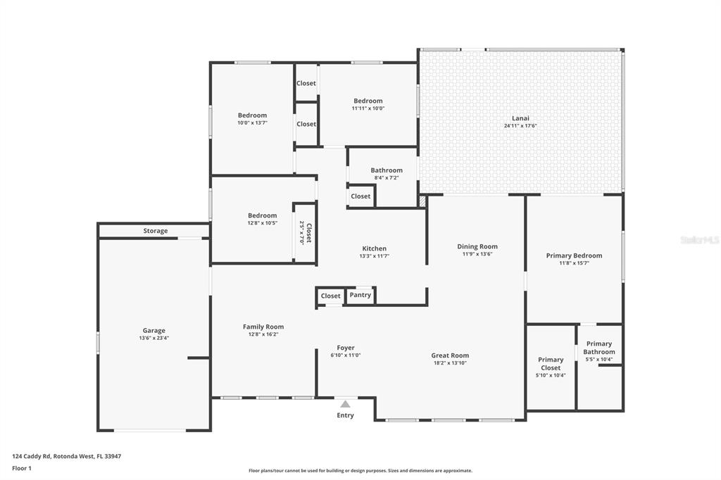 Property for sale at 124 CADDY ROAD, ROTONDA WEST, FL, 33947