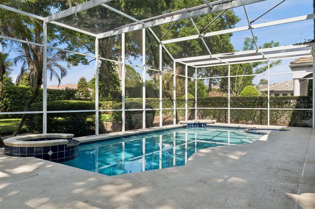 SCREENED IN POOL AREA