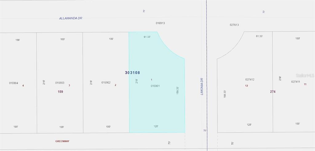 Property for sale at 201 ALLAMANDA DRIVE, INDIAN LAKE ESTATES, FL, 33855