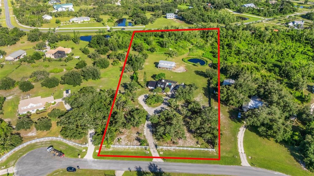 Aerial View of Property