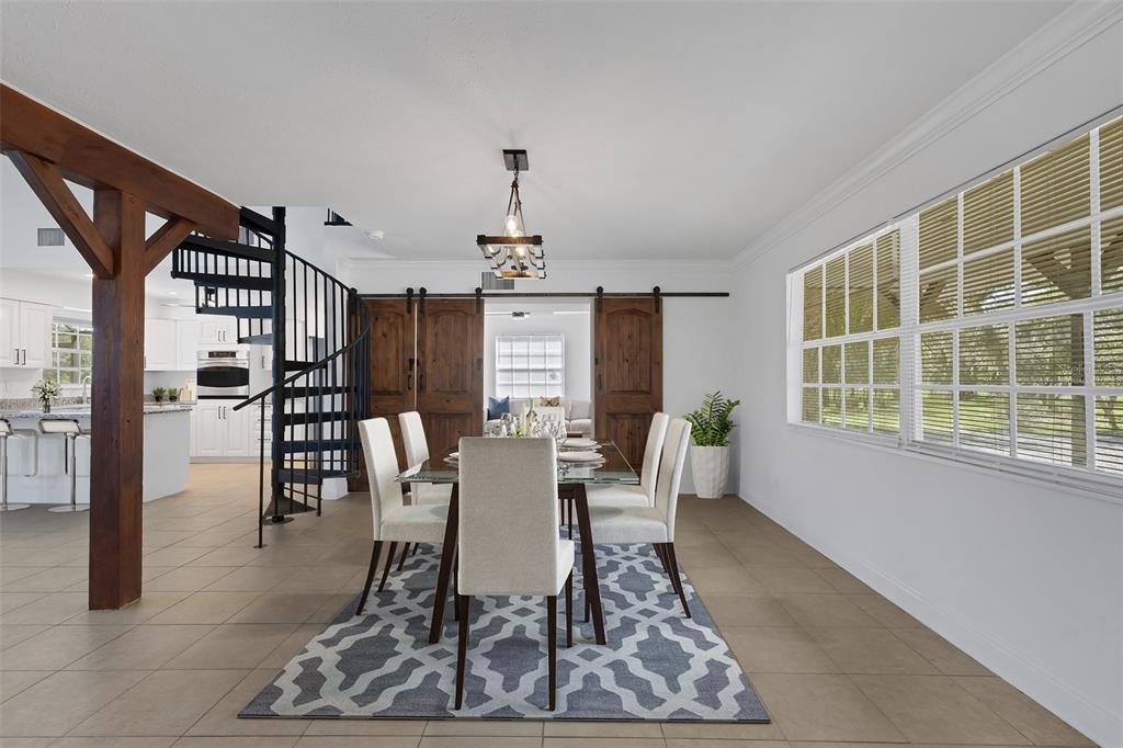 Virtually Staged Dining Room