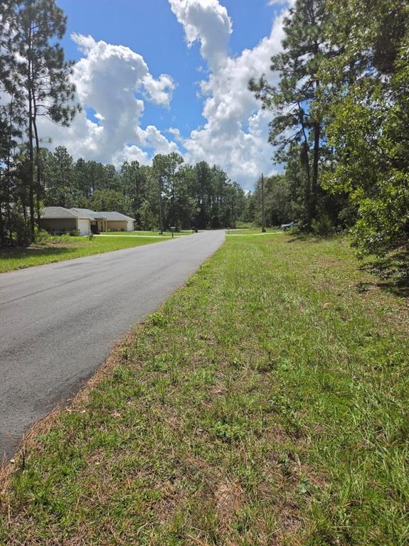 Left side of property