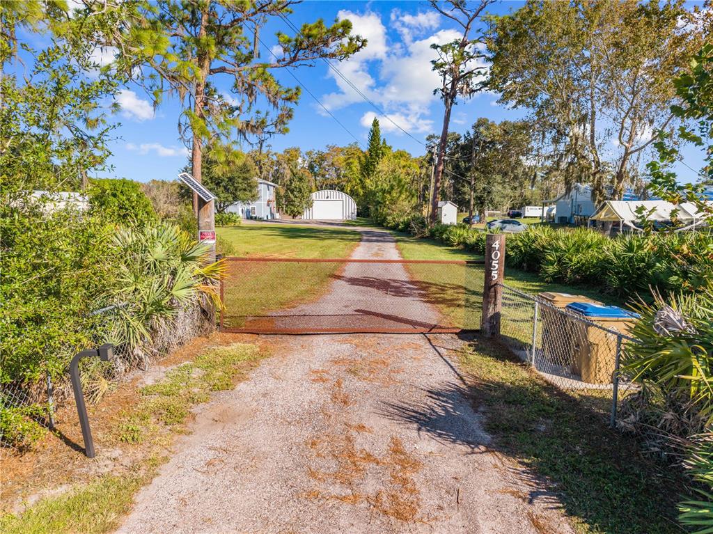 Entrance Gate to the property