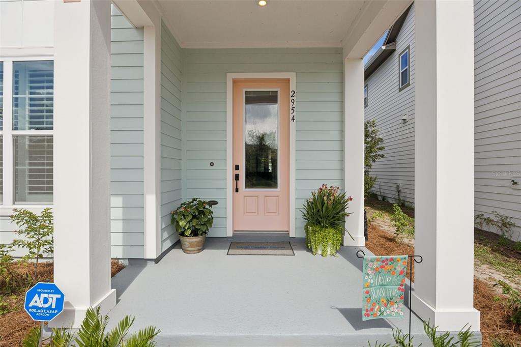 Catch the Sunrise on the Front Covered Porch.
