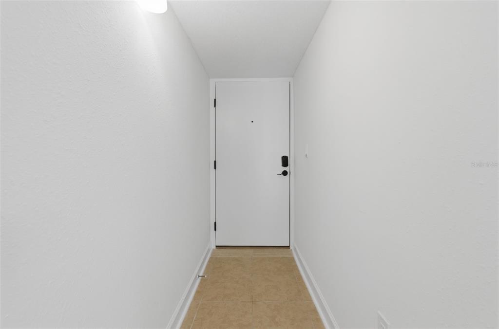 Step inside the door and a nice hallway faces you
