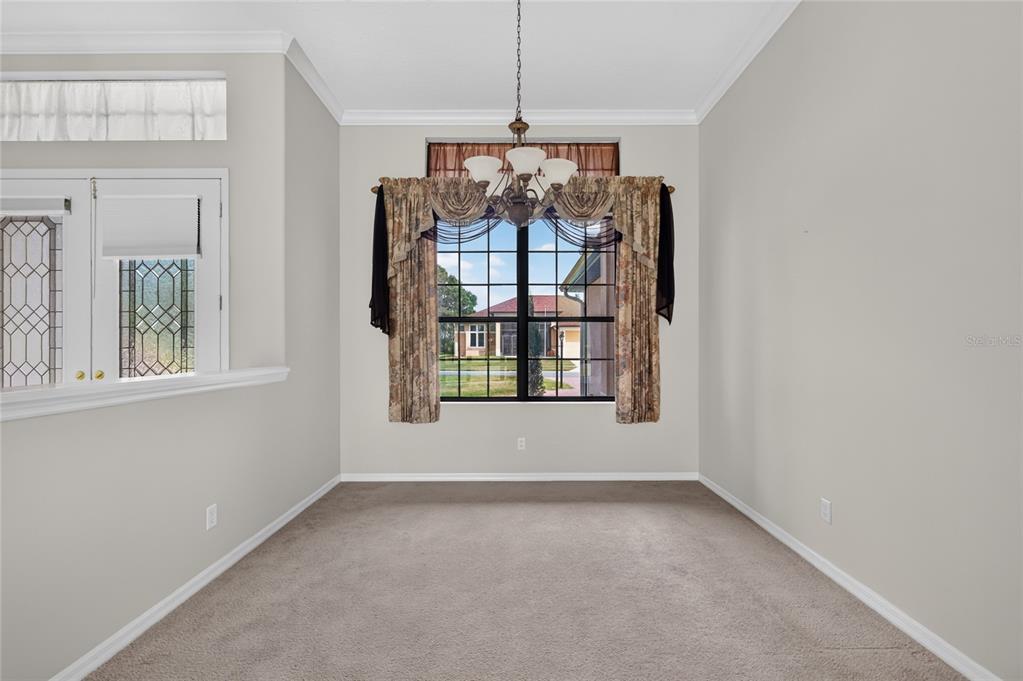 Formal dining area