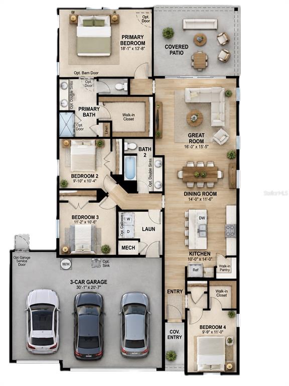 Property for sale at 3550 BRISTOL COVE LANE, ST CLOUD, FL, 34772