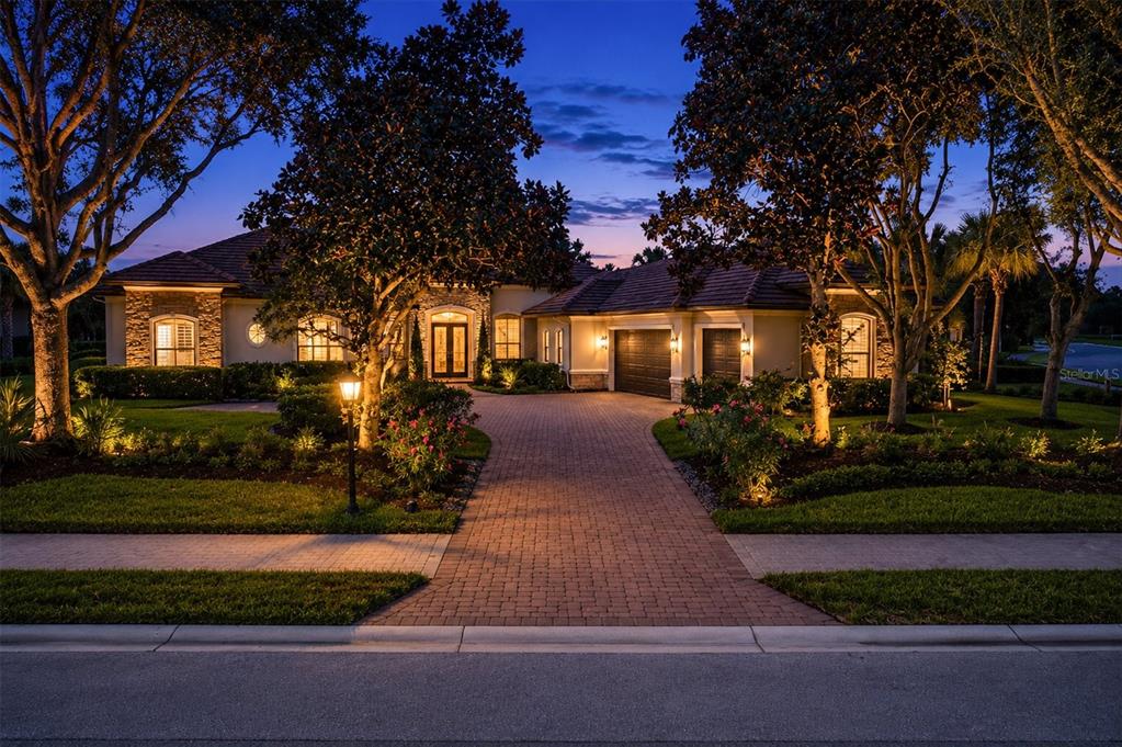 Front View at Twilight