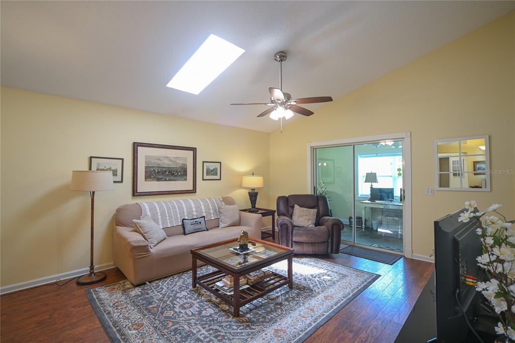 Living Room Area with Sky Light