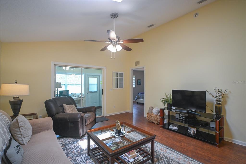 Living Room with View of the Florida Room