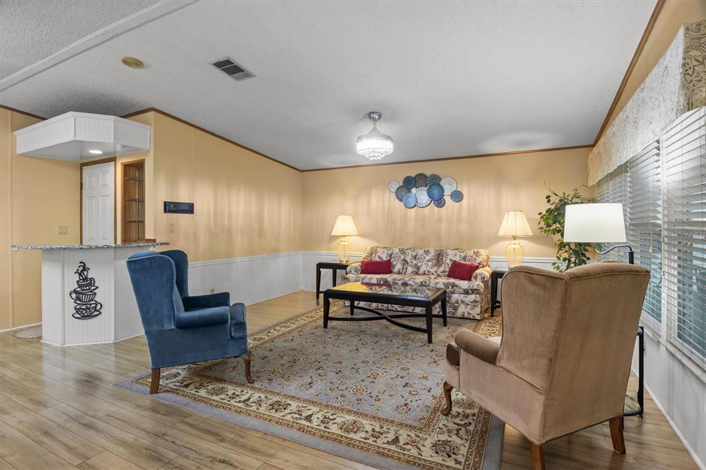 Living Room - Built in Coffee Bar/Wet Bar