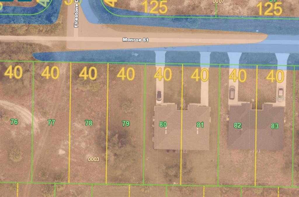 FEMA Flood Area - Note only along the street boundary line