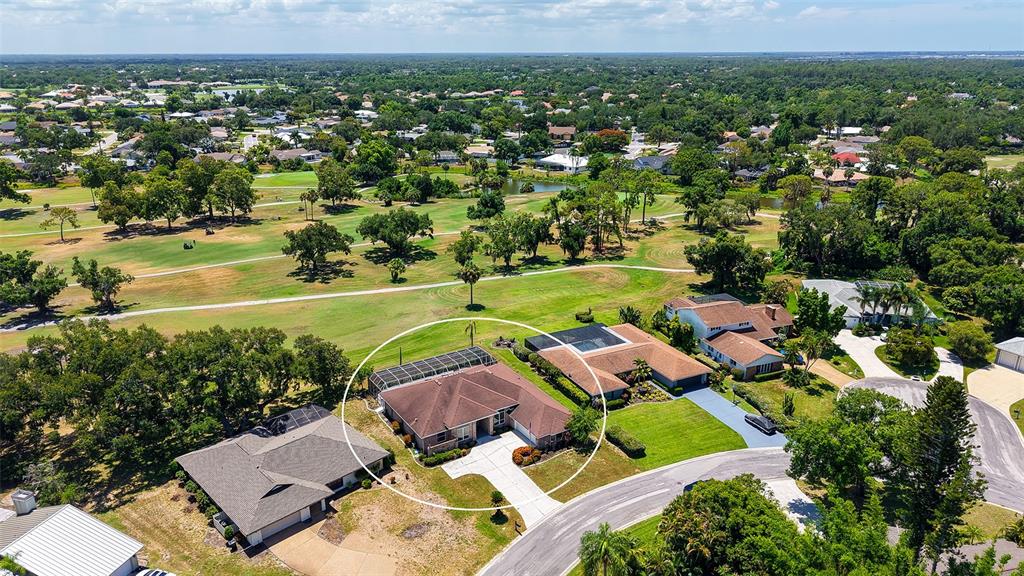 Located on 2nd fairway of Bent Tree Golf Club