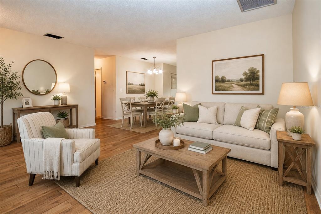Staged Living Room