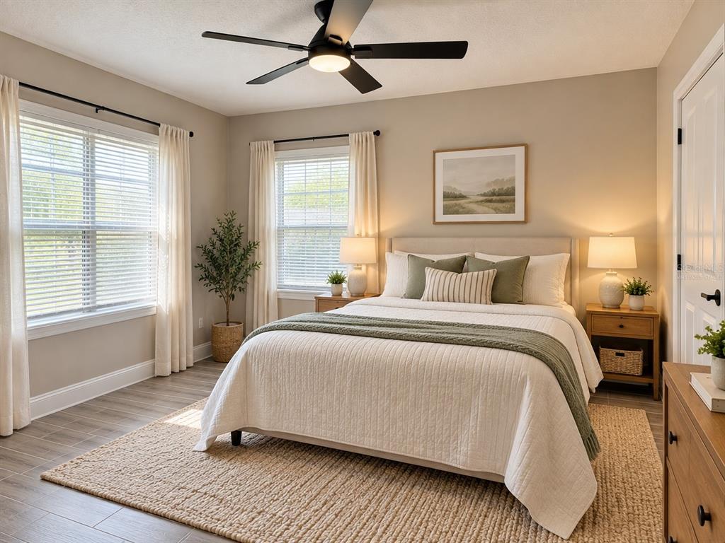 bedvirtually staged
