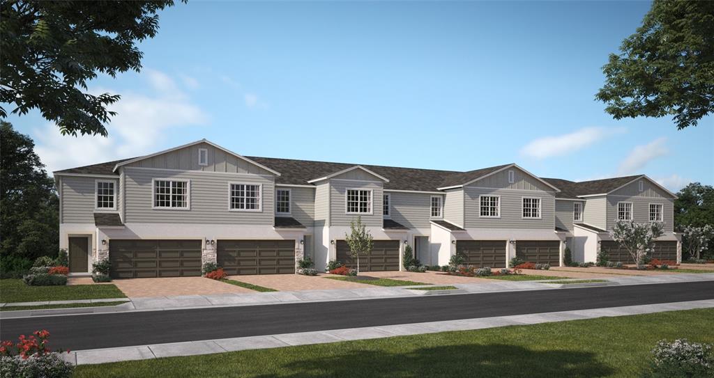 Townhome Building Exterior Rendering