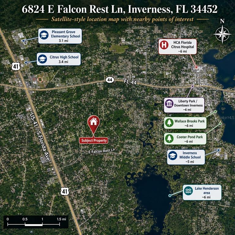 Property for sale at 6824 E FALCON REST LN, INVERNESS, FL, 34452