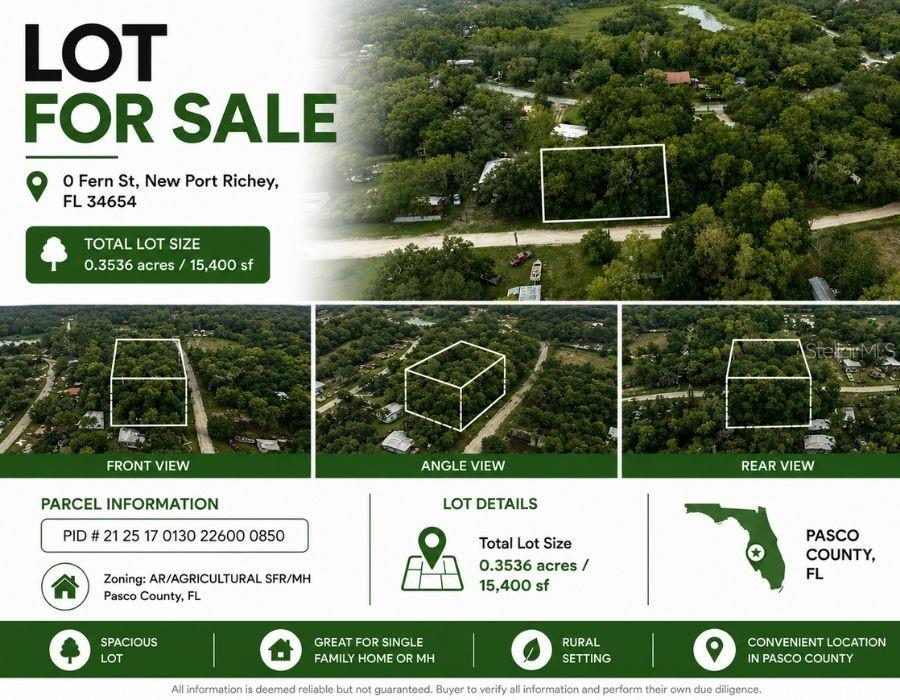 Property for sale at FERN STREET, NEW PORT RICHEY, FL, 34654