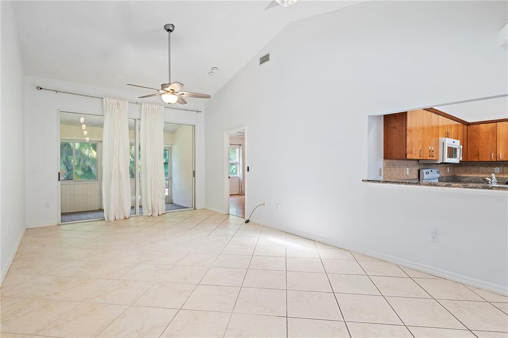 Open style Living-cum dining room