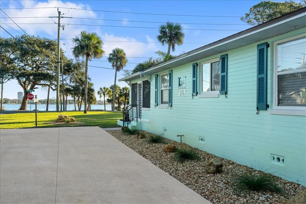 Looking from house to Riverfront