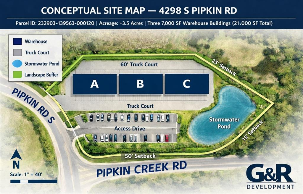 Conceptual site plans