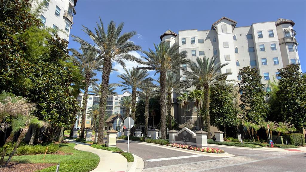 Entrance to the complex