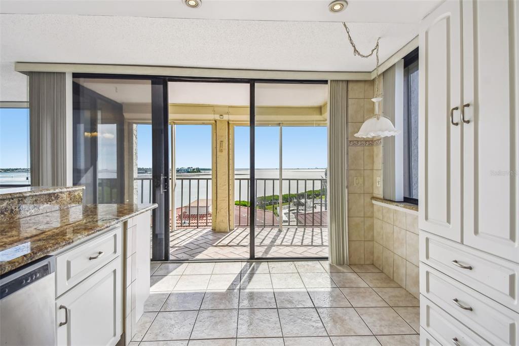 view from kitchen