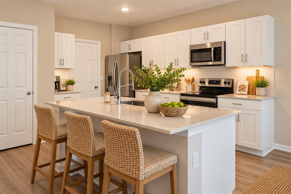 Open Kitchen digitally staged