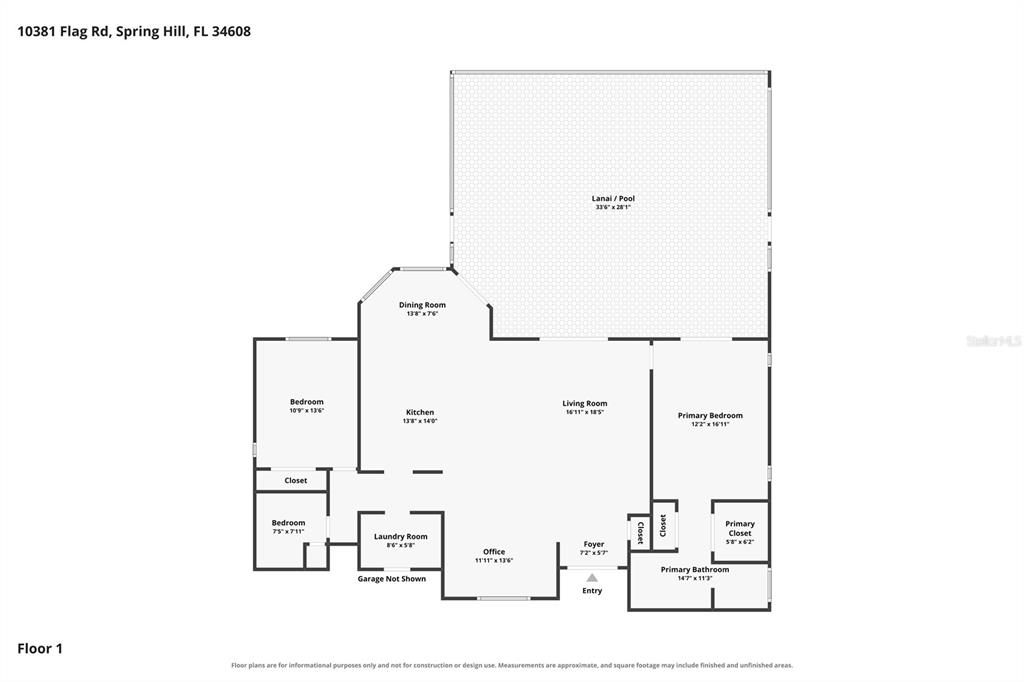 Property for sale at 10381 FLAG ROAD, SPRING HILL, FL, 34608