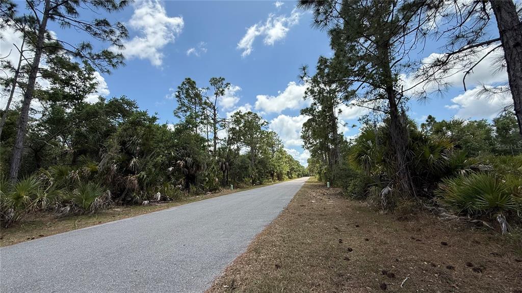 ROAD TO THE LEFT OF LAND
