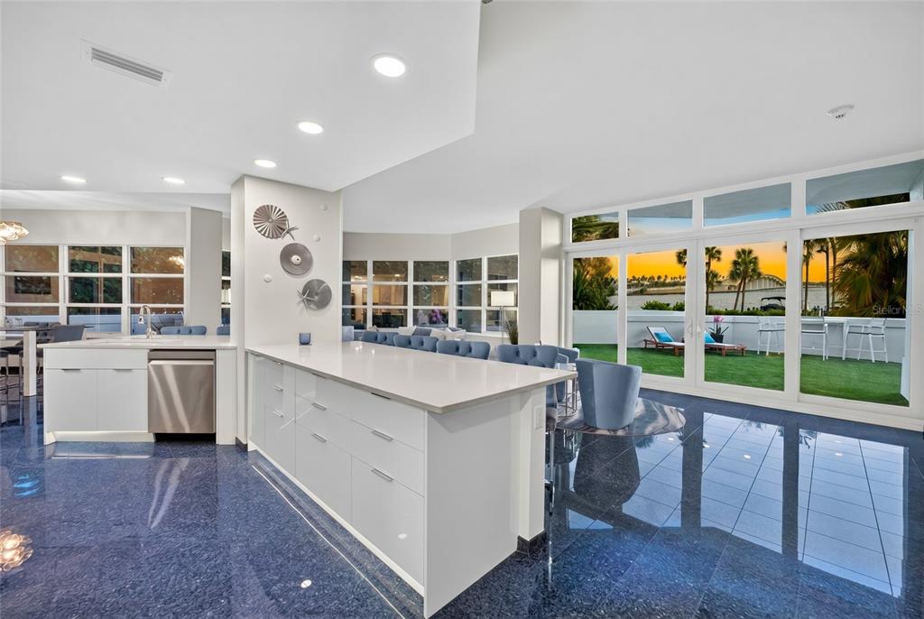 Waterfront and Bridge Views From Inside Home