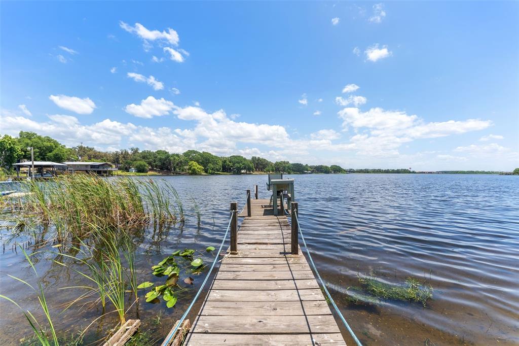 Dock Leads to the Water!
