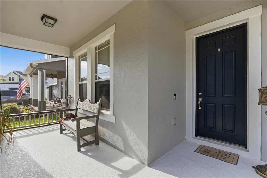 Front enclosed screened patio