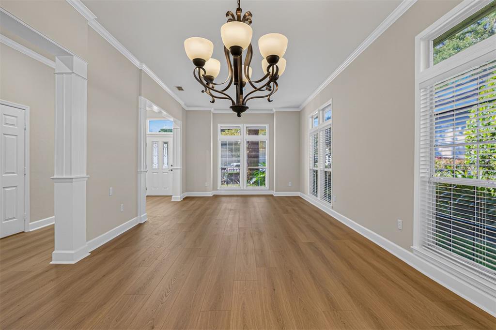 Dinning room and living room