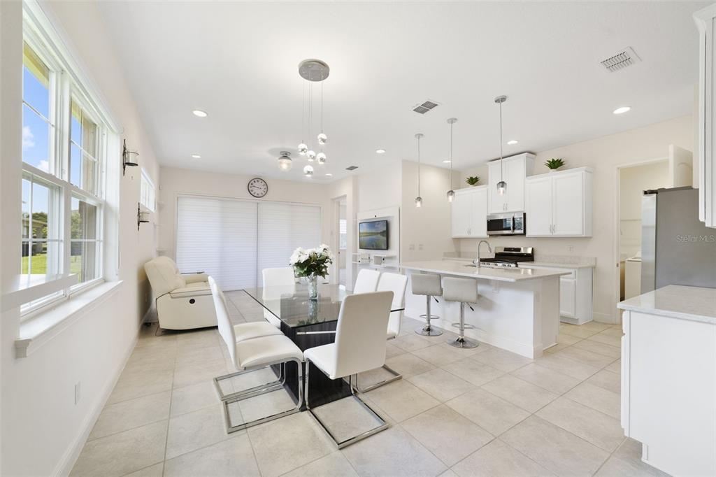 Light, bright open concept living.
