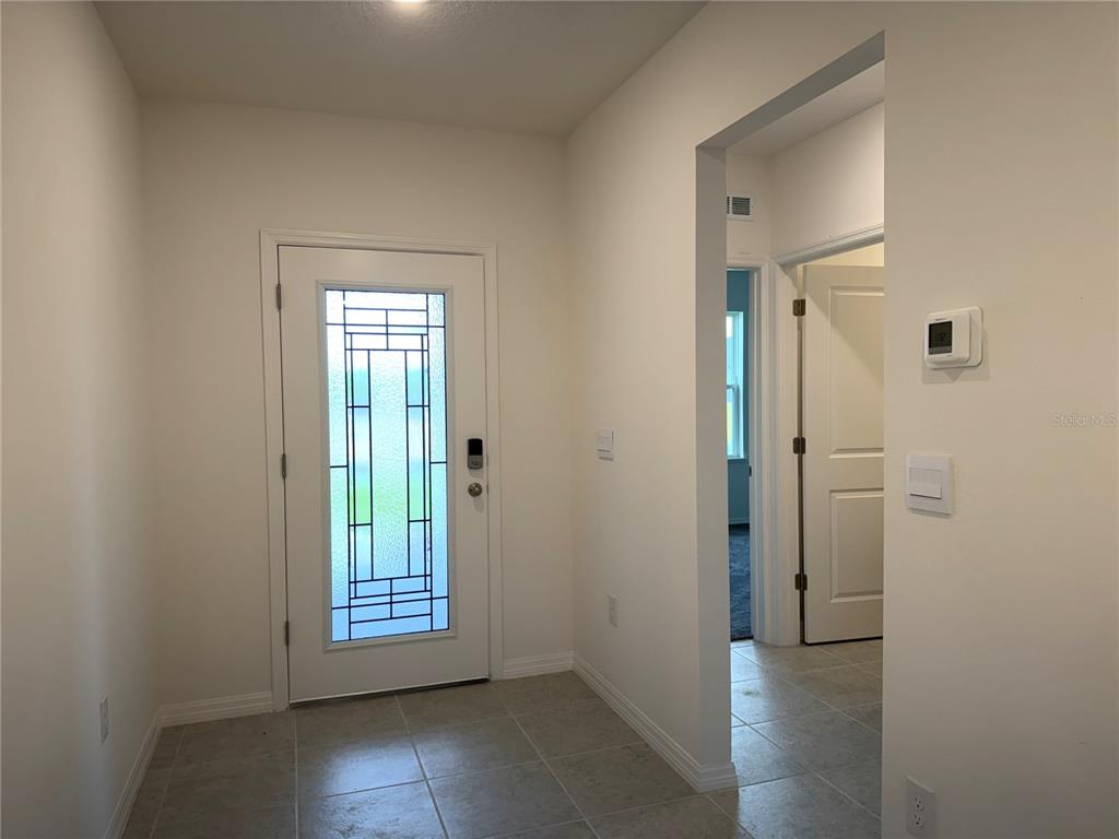 Full light Entry Door and Open Foyer
