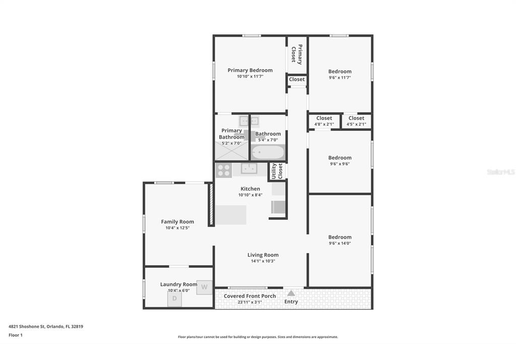 Property for sale at 4821 SHOSHONE STREET, ORLANDO, FL, 32819
