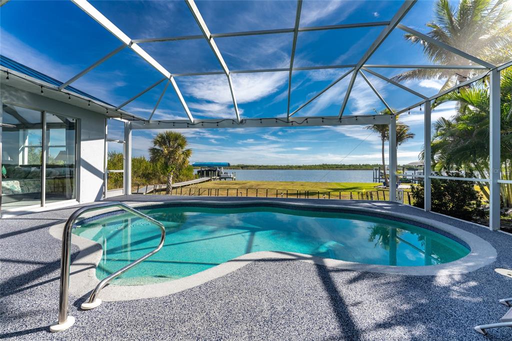 Unobstructed wide water views. No neighbors across the water.